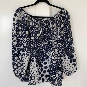 Trina Turk flowered blouse